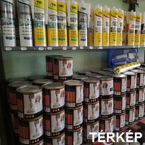 Az �zlet egyik polca.